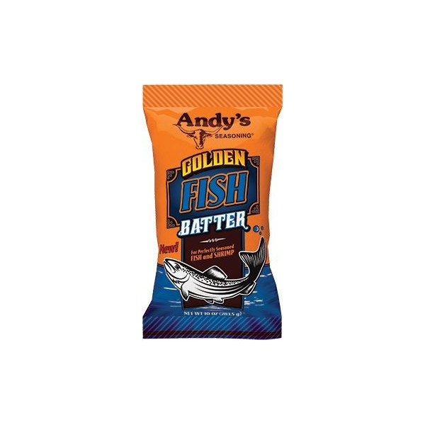 Andys Golden Fish Batter, 10 Ounces (Pack of 2)