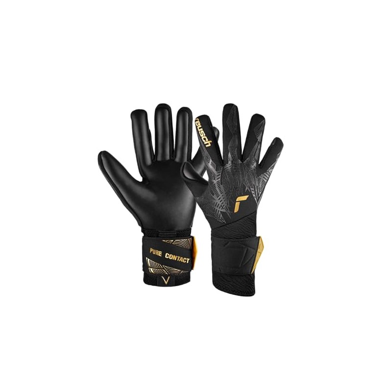Reusch Pure Contact Infinity Adult Goalkeeper Gloves, Ideal for Artificial