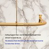 Artiwell L Shaped Shower Curtain Rod, Bathroom Bathtub Corner Shower