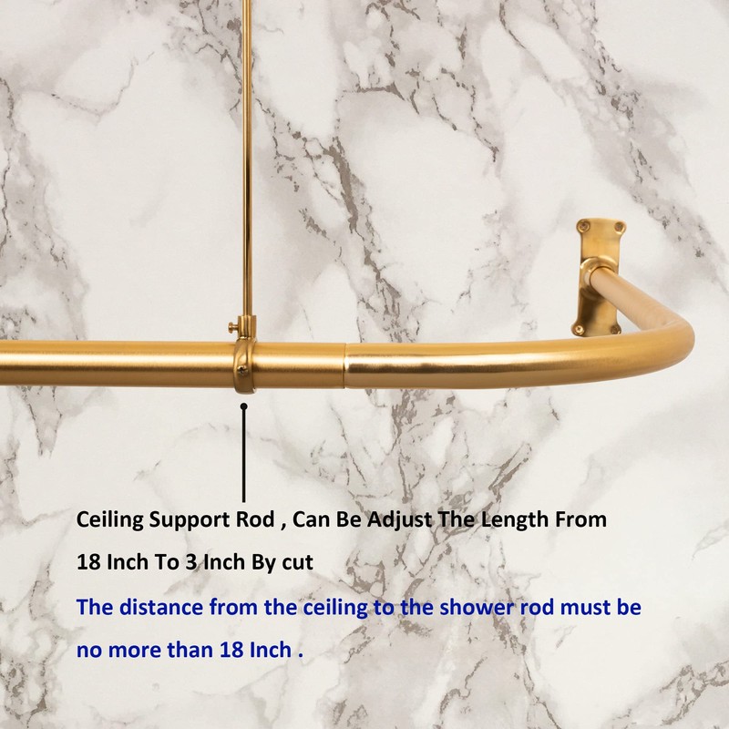 Artiwell L Shaped Shower Curtain Rod, Bathroom Bathtub Corner Shower