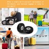 50mm x 18mm Luggage Replacement Wheels Set 4Pcs Rubber Suitcase
