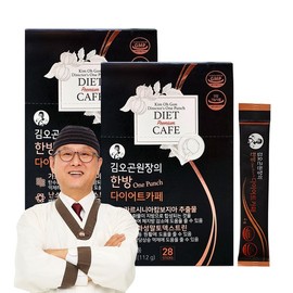 Director Kim O-gon Herbal (One-Punch) Diet Cafe 56 packets (4-week supply) / 한방(One-Punch) 다이어트 카페 56포 4주분