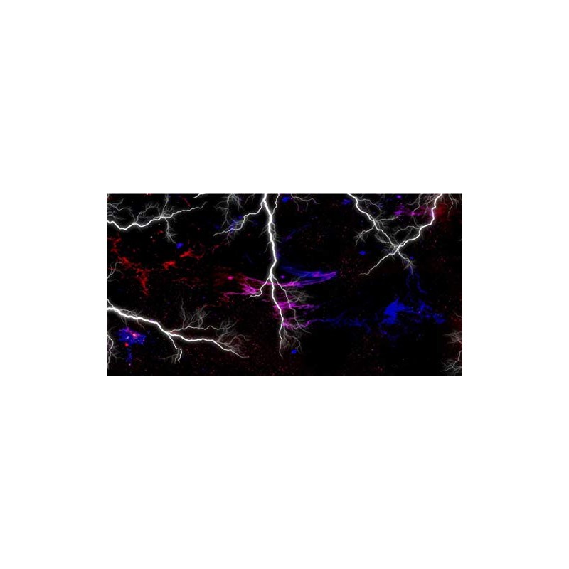 White Lightning Strike Graphic Vinyl Car Wrap Film Sheet +