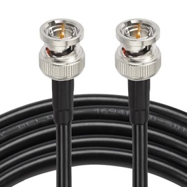 Superbat SDI Cable BNC Cable 3G/6G/12G SDI Cable (Belden 1694A Black) 10ft/15ft/25ft/50ft/100ft, Support HD-SDI/3G-SDI/4K Video Security Camera CCTV Systems, SDI Precision Video Cable
