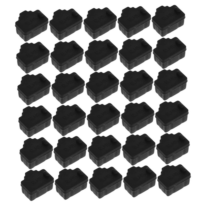 Gatuida 250pcs Ethernet Port Dust Covers Black LAN Protectors for