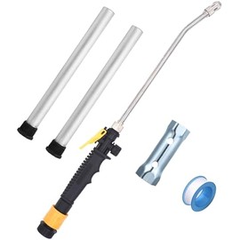 5 Pack RV Water Heater Anode Rod & RV Water Heater Tank Rinser - 9.25" L x 3/4" NPT Thread Magnesium Rod and Metal Tube Water Tank Flusher, Replacement Part for Suburban Water Heater 232767