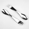 Stainless Steel 2 in 1 Spoon and Fork Set for