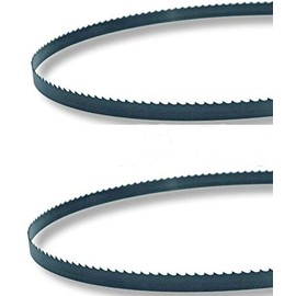 112x5/8x3TPI - 2 Pack Boneless Bandsaw Blades - Meat Cutting Fits Hobart 5014, Butcher Boy B14, Cobra 14, Superior Jones Junior, Many More Machines