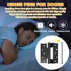 6 Pieces of 3.5-inch Indoor Door Hinge pins Replacement, Suitable