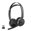 NUROUM HP31DU Wireless Headset with Mic for Work, Bluetooth Headset