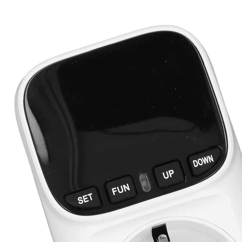 Digital Thermostat Output Backlit Display Plug-in Temperature Controller Heating Cooling