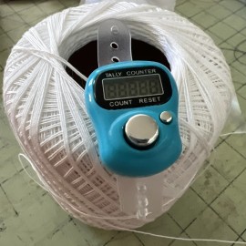 Digital Stitch Row Counter Ring Push For A Row/Stitch Has Reset Button Colors