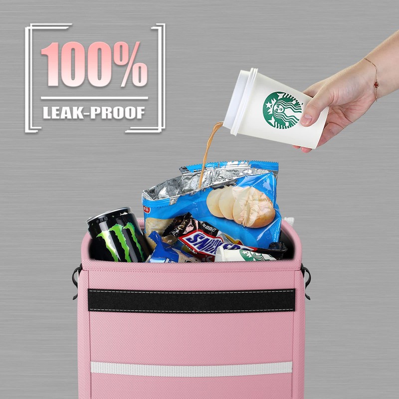 KNODEL Car Trash Can, Waterproof Car Garbage Can, Car Trash