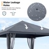 ABCCANOPY Outdoor Patio Gazebo 9x9 - Single Roof Canopy with