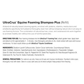UltraCruz® Equine Foaming Shampoo Plus for Horses