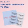 Miz Barn Daily Natural Look False Eyelashes, 4 Pairs Soft