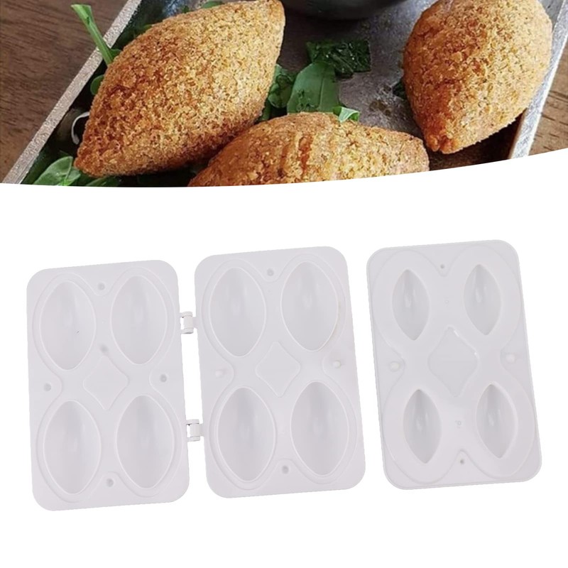 Pack of 2 Kibbeh Roll Maker Mould 4/9 Grid Plastic