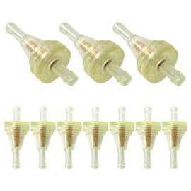 Premium 1/4 inch Inline Gas Fuel Filter Replacement 10PCs Fit for JOHN DEERE #S AM107314 AM38708 UP03697