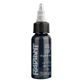 RADIANT COLORS Tinta Profesional Para Tatuar Radiant Cool Gray 1oz Tattoo