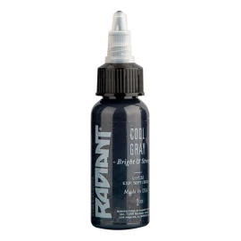 RADIANT COLORS Tinta Profesional Para Tatuar Radiant Cool Gray 1oz Tattoo