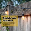 Huakaile 50pcs String Light Hooks Durable Anti-Rust Waterproof Light Hooks