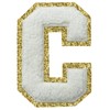 3Pcs Letter Patches Iron on 3.2inch Chenille Letters for Jackets