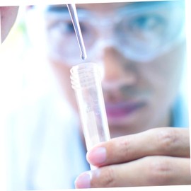 GLEAVI 10ml Mini Storage Bottles Caps Test Tube Vials Vials for Essential Oils Beads Small Parts