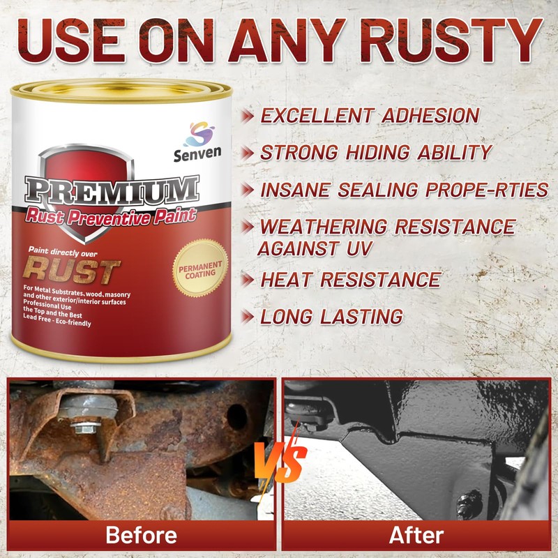 3-in-1 Rust Converter & Metal Primer & Preventive Coating 35
