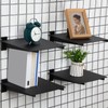 Blulu 10 Pcs 12" Gridwall Knife Shelf Bracket with Lip