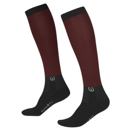 Kerrits Dual Zone Boot Socks - Solid Burgundy Size: One Size
