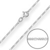 24" Inch Sterling Silver 1.2 mm Thick Diamond Cut Figaro
