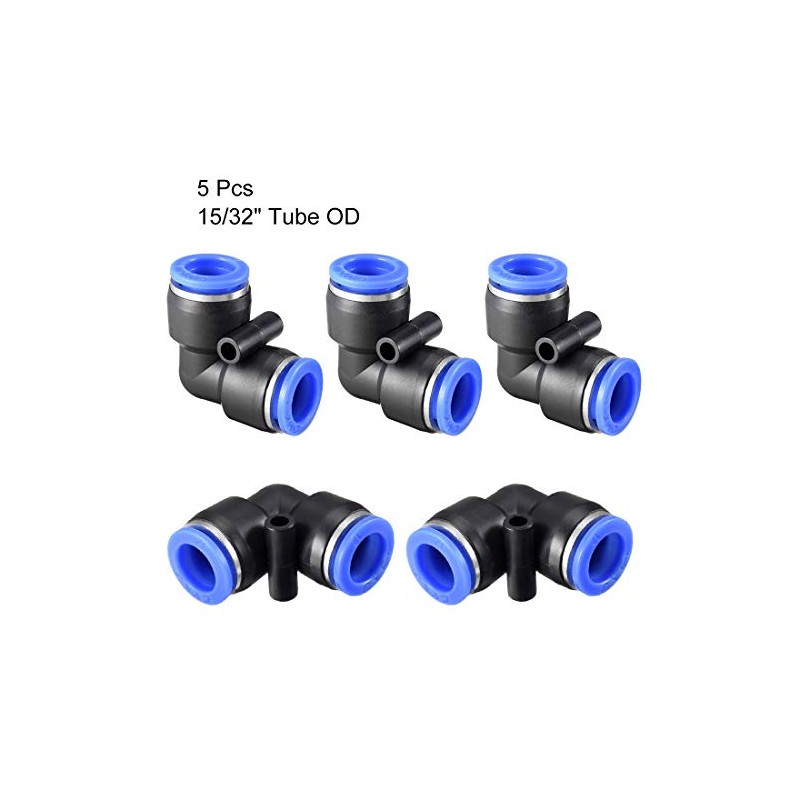 sourcing map Plastic Elbow Press for Pipe Fitting 12 mm