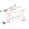 Friendly Fox Weekly Planner Pad Lama, 1 x DIN A4
