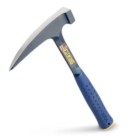 ESTWING Rock Pick - 24 oz Geology Hammer with Pointed Tip & Shock Reduction Grip - E6-24PC