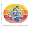 Trendware Summer Vibes Oval Platters, 24 Count