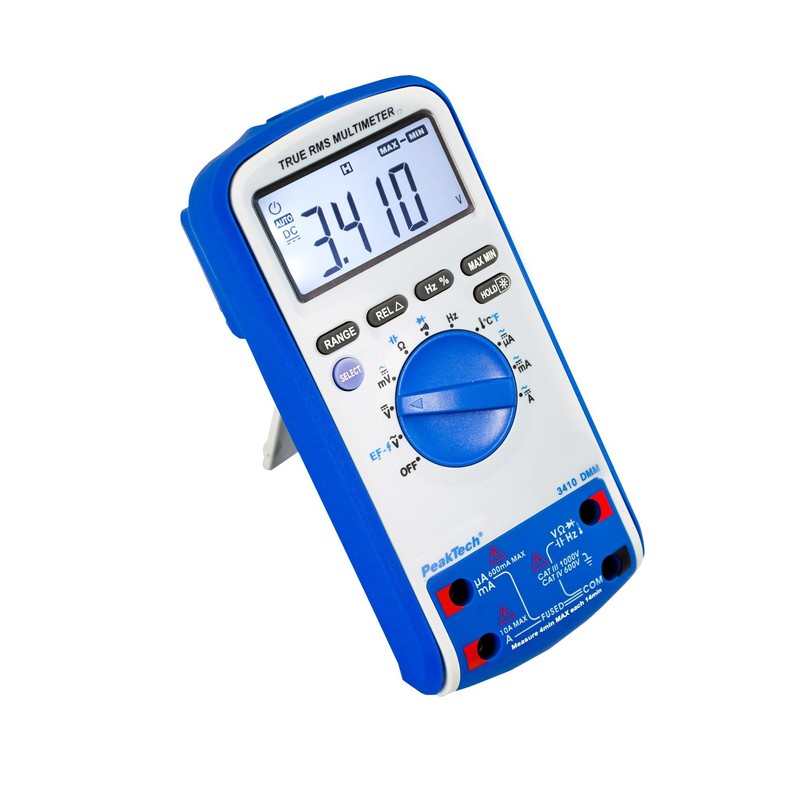 PeakTech True RMS Digital Multimeter 6000 Counts with Continuity Tester,