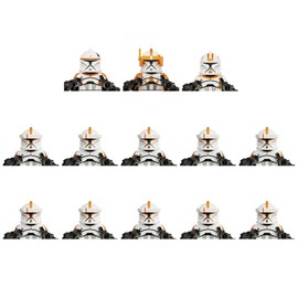 JsLTCustoms 13pcs Phase 1 Clone Troopers Set 212st, 13 Figures, Battle Pack with Accessories