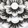 Thick False Eyelashes, 7 Pairs 25 mm 8D Faux Mink