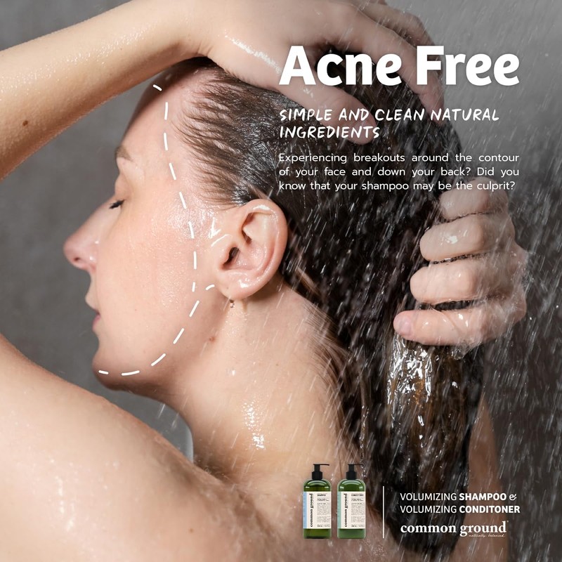 Common Ground Natural Shampoo and Conditioner Set; Paraben and Cruelty