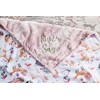 Sweet Darlings, Forest Friends Minky and Rosewater Fawn, Fawn Blanket,