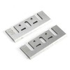 2x HSS Planer Blades/Knifes Slotted Blades for Makita DKP180 &