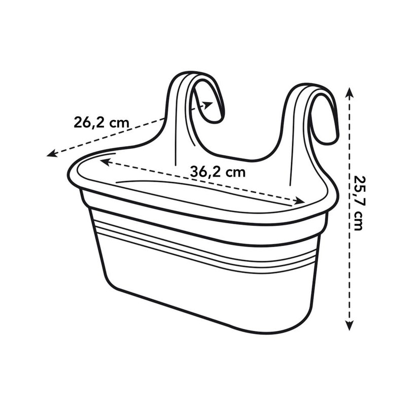 elho Green Basics Easy Hanger L 35 - for Indoor