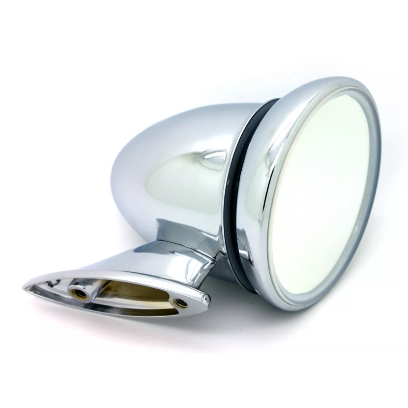 PTRP New Talbot Style Classic Chrome Bullet Side View Mirror