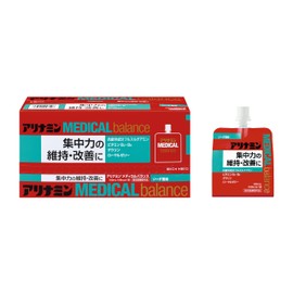アリナミンメディカルバランス ソーダ風味 100mL×6本 集中力の維持・改善 受験 疲労の回復・予防 防災 ゼリー飲料 【指定医薬部外品】