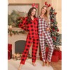 Pjmlifecoco Pajamas Set Long Sleeve Womens Button Down Sleepwear Two