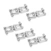 5Pcs Rotating Snap Stainless Steel Double Ended Antiknot Swivel Hook