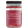 Viva Doria Brazilian Pink Peppercorns, Steam Sterilized Whole Pink Pepper,