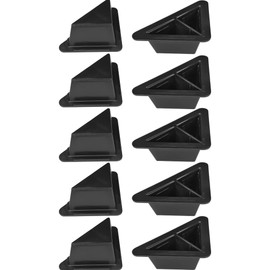 cyclingcolors Furniture Feet Angle Feet End Caps for Angle Profiles Plastic Furniture Cover Height 35 mm Pack of 10