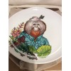 West Elm Rachel Kozlowski Dapper Animals Salad Plate Orangutan Nature Flowers