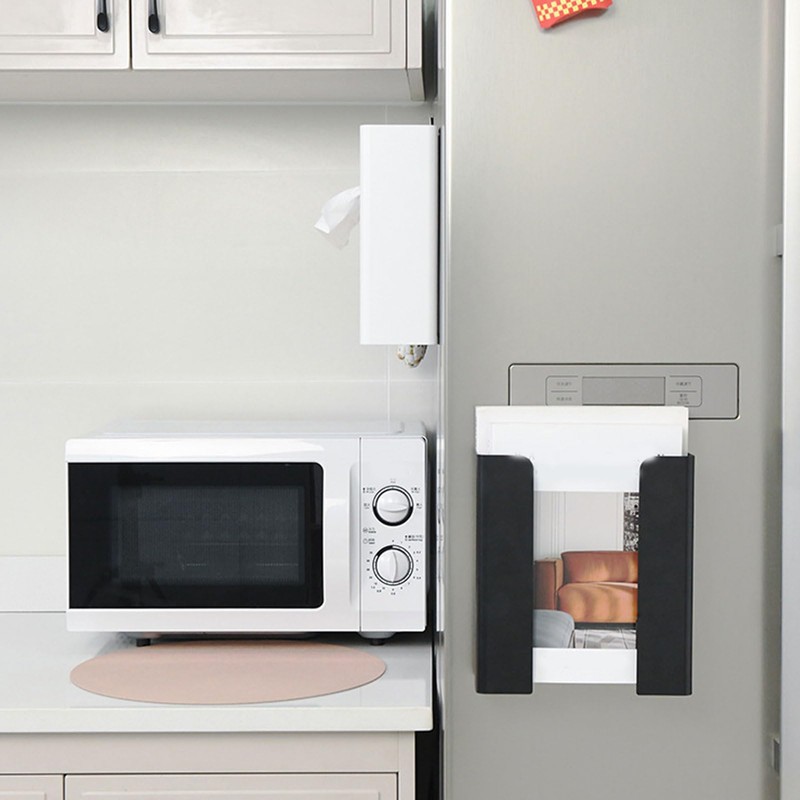 Magnetic Tissue Holder, Magnetic Glove Tissue Dispenser No Punching, Versatile